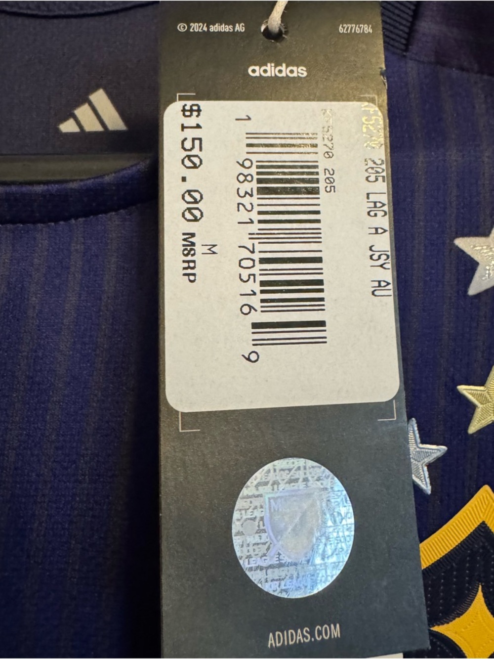 Adidas LA Galaxy 25/26 Away Authentic Jersey Men’s Sizes (S, M) - Picture 6 of 9
